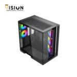 ⁦XIGMATEK Aqua 7 Argb BTF 8 Fan ARGB Pwm EATX Type C Super Tower Case⁩ - الصورة ⁦2⁩