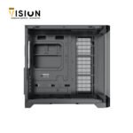 ⁦XIGMATEK Crystal Storm 4 fan PWM Argb Curved TG Mid Tower⁩ - الصورة ⁦4⁩