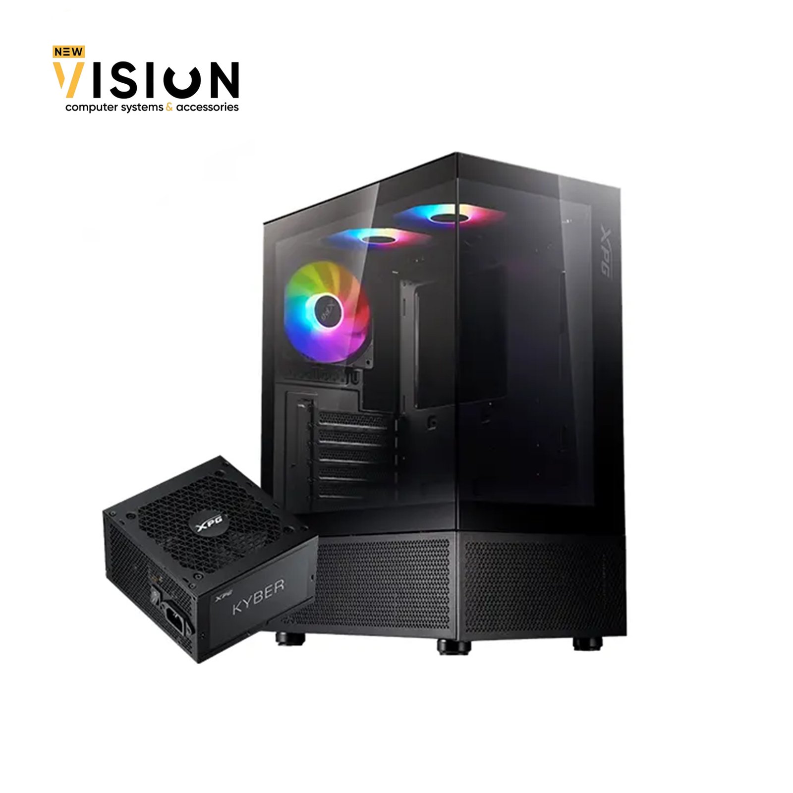 XPG Invader X MINI + Kyber 750x 80+Gold ATX 3.1 Black – BOX COMBO