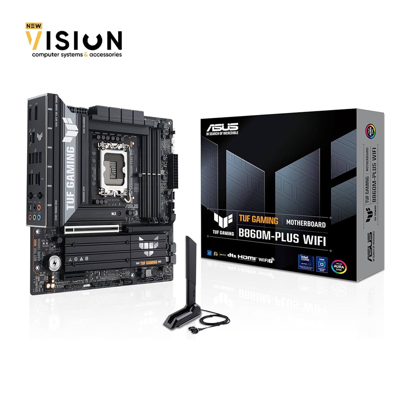ASUS TUF GAMING B860-PLUS-DDR5 Wi‑Fi 7 ASUS TUF GAMING B860-PLUS-DDR5 Wi‑Fi 7 - الصورة 1