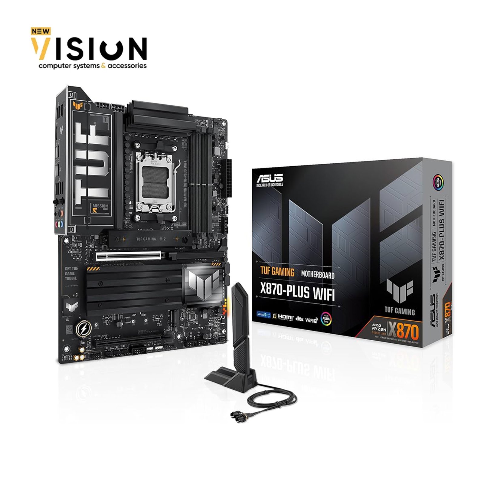 ASUS TUF Gaming X870-Plus Wi-Fi ATX DDR5 ASUS TUF Gaming X870-Plus Wi-Fi ATX DDR5 - الصورة 1