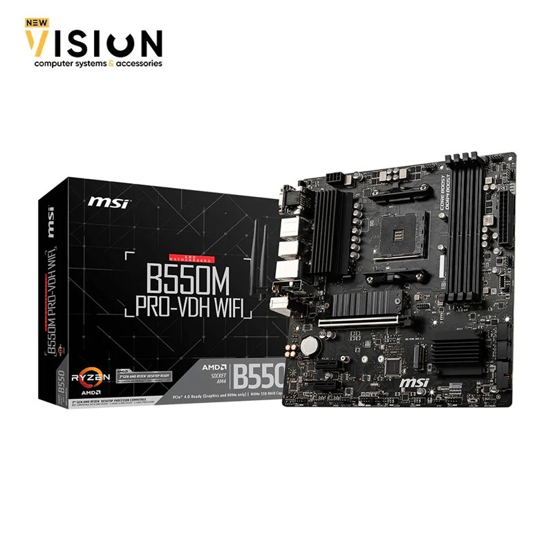 MSI B550M PRO-VDH DDR4 MSI B550M PRO-VDH DDR4 - الصورة 1